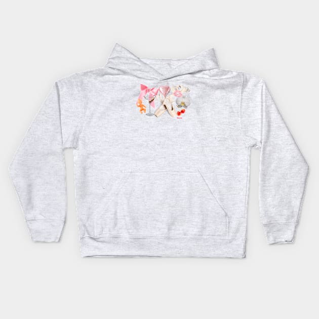 Femme Kids Hoodie by Bloosta